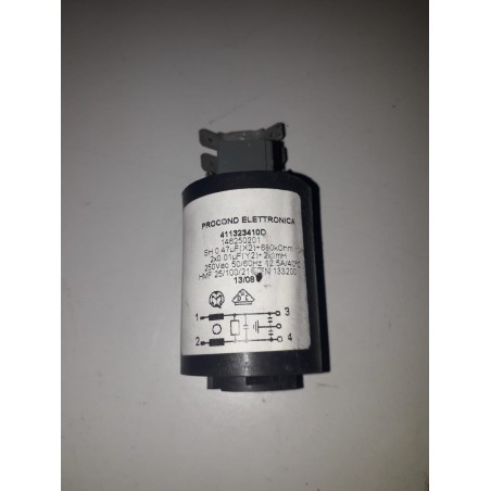 condensatore antidisturbo cod.411323410D per lavatrice zoppas pt508 usato