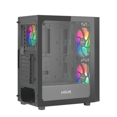 CASE MID-TOWER NO PSU ORIZON M101 1 USB3 2USB2 VETRO TEMP. RGB FAN BLK