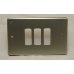AVE  PLACCA ALLUMINIO ANODIZZATO PER SERIE GRATTACIELO 3 MODULI