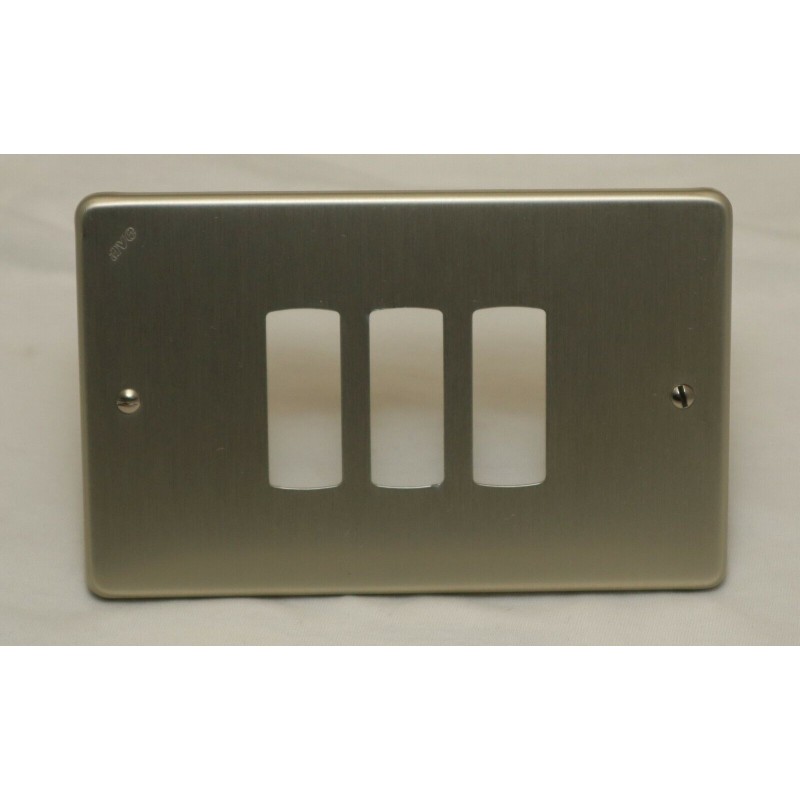 AVE  PLACCA ALLUMINIO ANODIZZATO PER SERIE GRATTACIELO 3 MODULI