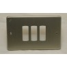 AVE  PLACCA ALLUMINIO ANODIZZATO PER SERIE GRATTACIELO 3 MODULI