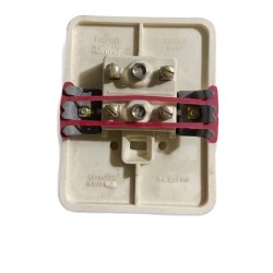 bticino 3152-b doppio deviatore 6A 250V+uscita cavo-serie domino vintage
