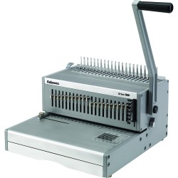 Fellowes 5642601 Rilegatrice a Dorso Plastico Orion, Manuale, Capacità di Rilegatura 500 Fogli, Silver