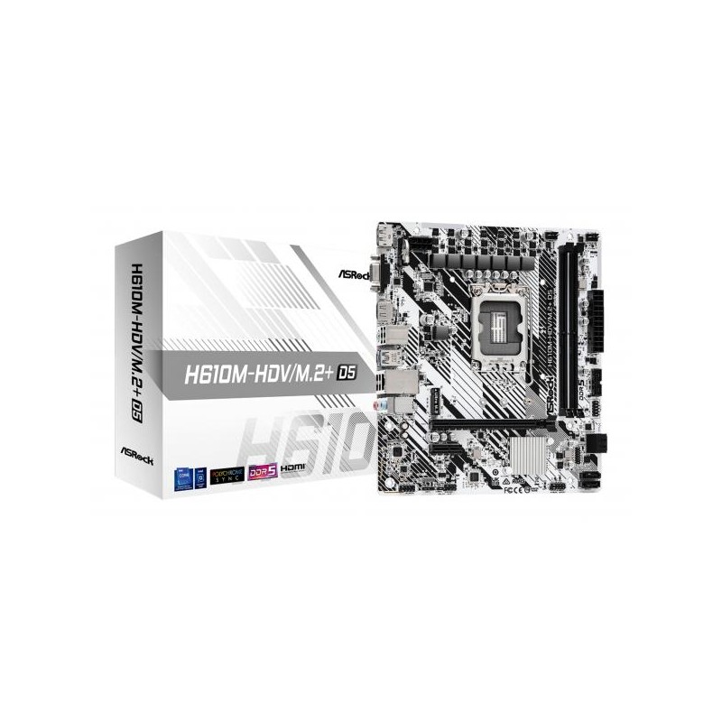ASROCK H610M-HDV/M.2+ D5 (1700) (D)