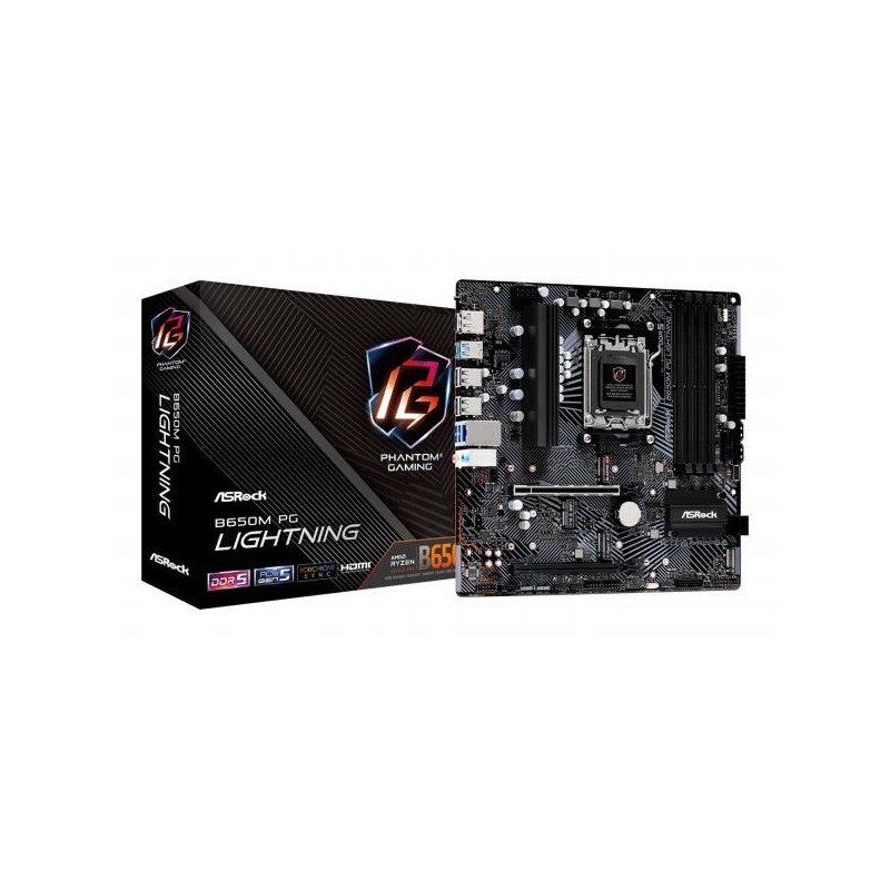 ASROCK B650M Phantom Gaming Lightning  (AM5) (D)