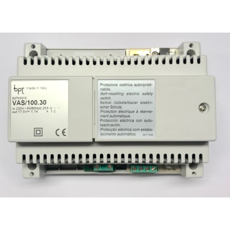 VAS/100.30 ALIMENTATORE 230V SUPPLEMENTARE VIDEOCITOFONICO 62703310