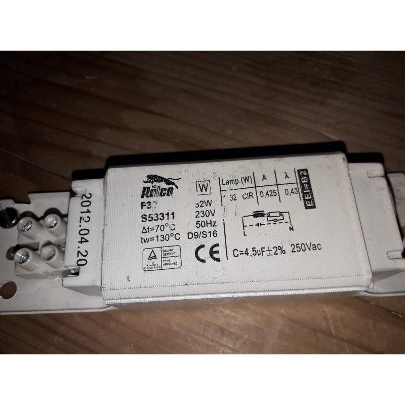 Reattore Circoline da 32W Relco S53311