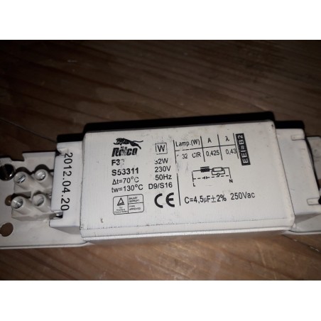 Reattore Circoline da 32W Relco S53311