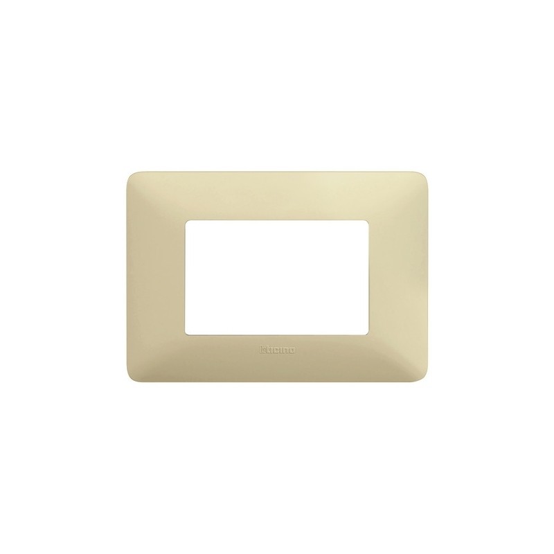 Visualizza ingrandito Bticino Mostrina Matix Placca 3 Posti Moduli Corda Cornice Portafrutto Incasso Bticino Am4803bcd