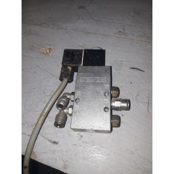 FESTO MFH-5-1/8 9982 Elettrovalvola 5/2 vie 1/8" con bobina 24 V CC usato