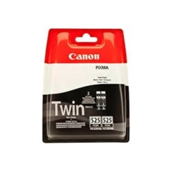 TWIN PACK CANON 2PZ PGI-525PGBK NERA 4529B010 CARTUCCIA ORIGINALE PER CANON