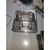 Contenitore gastronomico in acciaio inox 1/6 GN - 150 mm usato