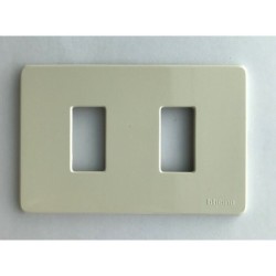Bticino placca 2 posti resina 503//12r magic