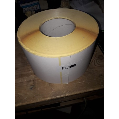 rotolo da 1000 etichette 102x152mm,carta normale