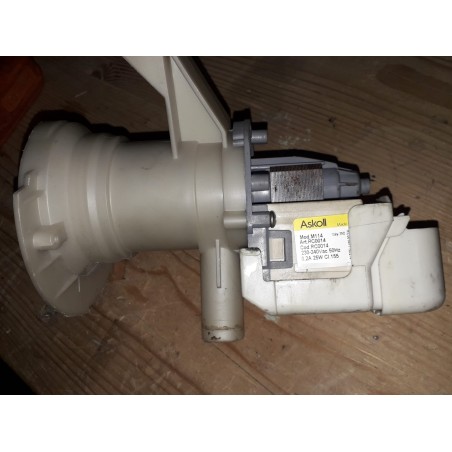 pompa di scarico Askoll M114 cod RC0014 per lavatrice ignis LTE 1066 usato