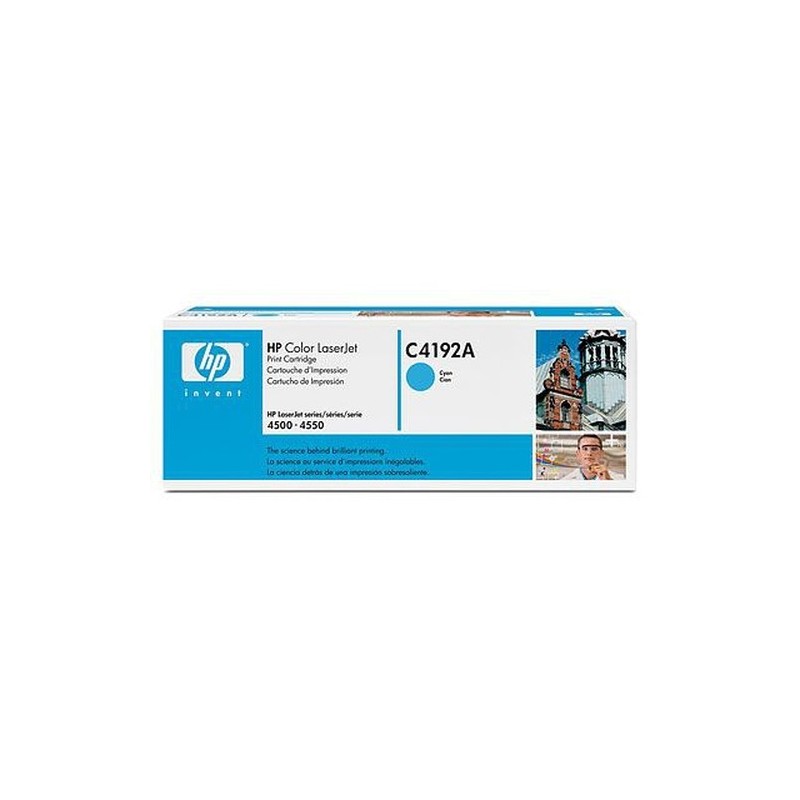 Hp C4192A Toner Originale Ciano per LaserJet 4500/4550 Capacità 6000 Pagine