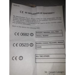 TRASMETTITORE DI RICAMBIO METASYSTEM M2102P P5499M NUOVO