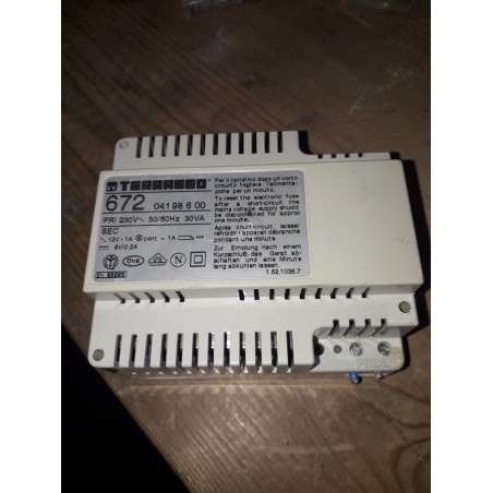 Terraneo Bticino 672 | Alimentatore citofono | Tersystem 6 DIN USATO