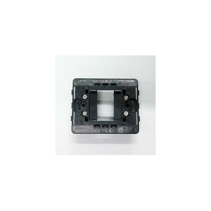 AVE 0360N SUPPORTO PLASTICA 2 MODULI D65 GRATTACIELO NUOVA