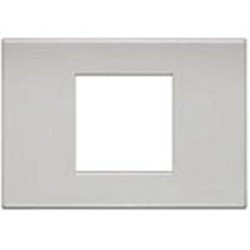 placca 2 posti bianco light serie light-bticino legrand N4819LB