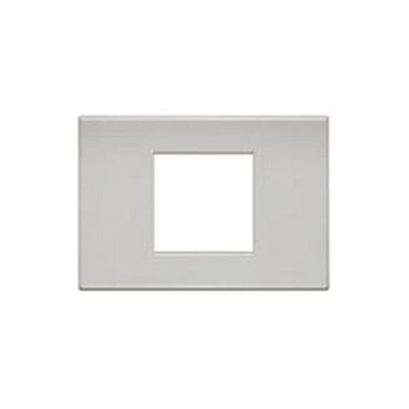 placca 2 posti bianco light serie light-bticino legrand N4819LB