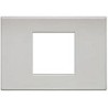 placca 2 posti bianco light serie light-bticino legrand N4819LB