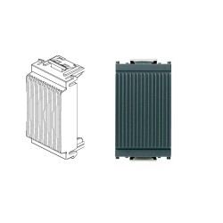 VIMAR 16540 COPRIFORO FRONTE RIGATO GRIGIO SERIE IDEA
