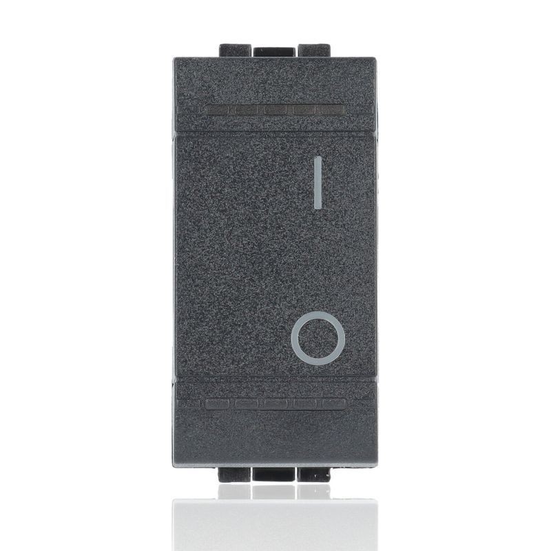 BTICINO L4002N - Interruttore 2P 16 Ax 250 Vac - Antracite - LivingLight
