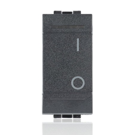 BTICINO L4002N - Interruttore 2P 16 Ax 250 Vac - Antracite - LivingLight