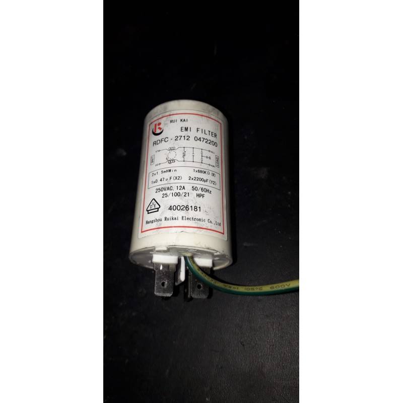 40026181 condensatore samsung rdfc -2712 0472200 per lavatrice wf1600w5v usato
