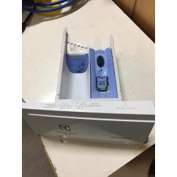 CASSETTO VASCHETTA DETERSIVO DISPENSATORE PER LAVATRICE REX ELECTROLUX AEG ZANUSSI ZOPPAS 132.730.70 usato