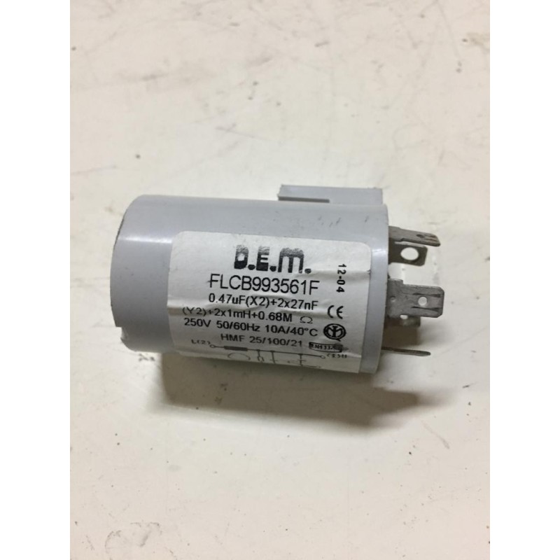 CONDENSATORE FLCB993561F PER LAVATRICE SILTAL SLS 85 USATO