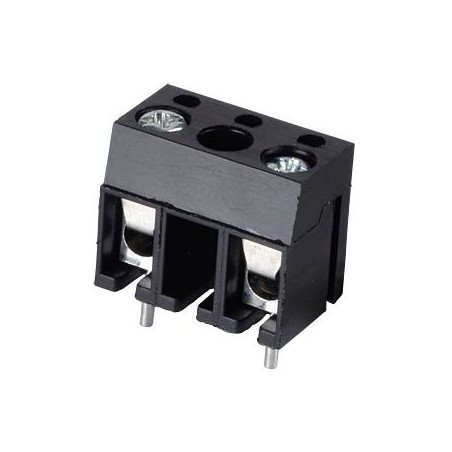 5 Pezzi Morsetto a vite 2 poli Passo 10 mm