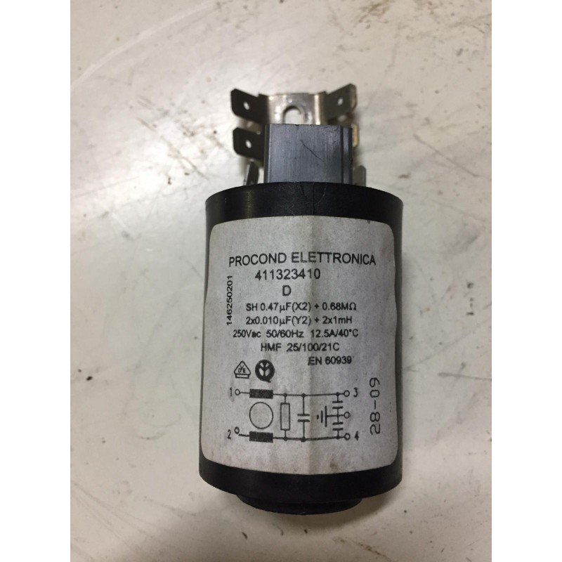 FILTRO ANTIDISTURBO 411323410D PER LAVATRICE ZOPPAS PT 510 USATO
