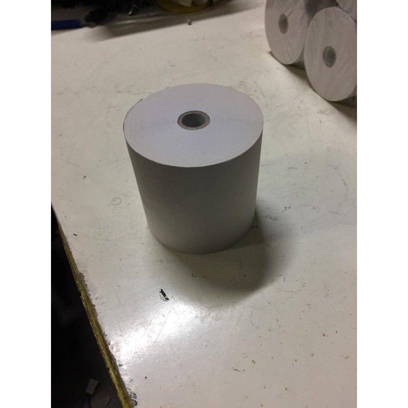 10 ROTOLI IN CARTA SEMPLICE(NON TERMICA) L75MM D75MM