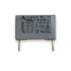 5 Pezzi -Condensatore in polipropilene R40KI2680 0,068uF 10% 275V