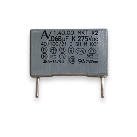 5 Pezzi -Condensatore in polipropilene R40KI2680 0,068uF 10% 275V