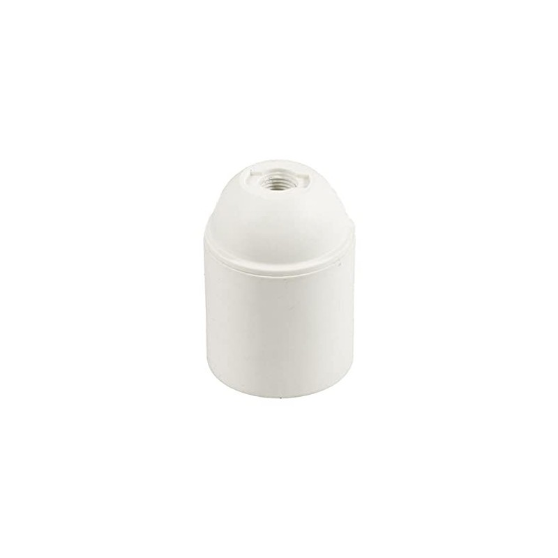 Portalampada in Termoplastica - Attacco E27 Liscio Bianco 62800