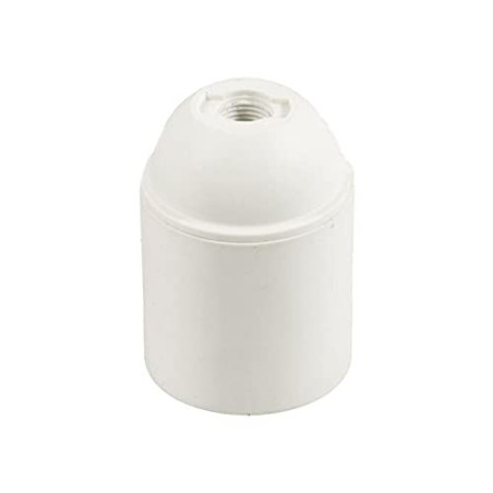 Portalampada in Termoplastica - Attacco E27 Liscio Bianco 62800