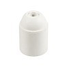 Portalampada in Termoplastica - Attacco E27 Liscio Bianco 62800