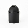 Portalampada in Termoplastica - Attacco E27 Liscio Nero 62801