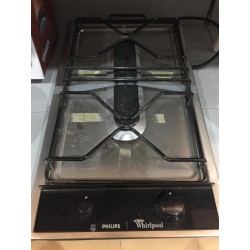 PIANO COTTURA AD INCASSO  WHIRLPOOL A GAS 30 CM IN ACCIAIO INOX
