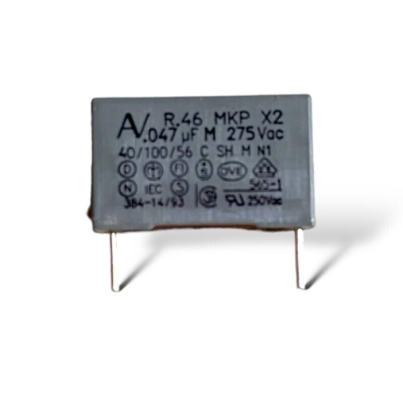 5 Pezzi -Condensatore di soppressione interferenze MKP radiale 47µF 275V 20%