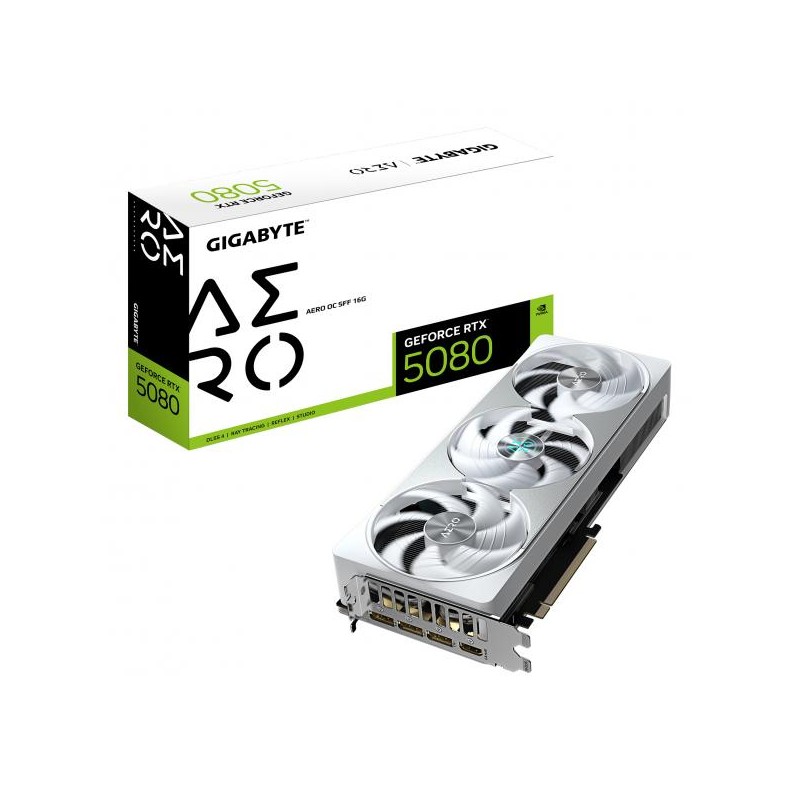 VGA Gigabyte GeForce? RTX 5080 16GB AERO OC SFF