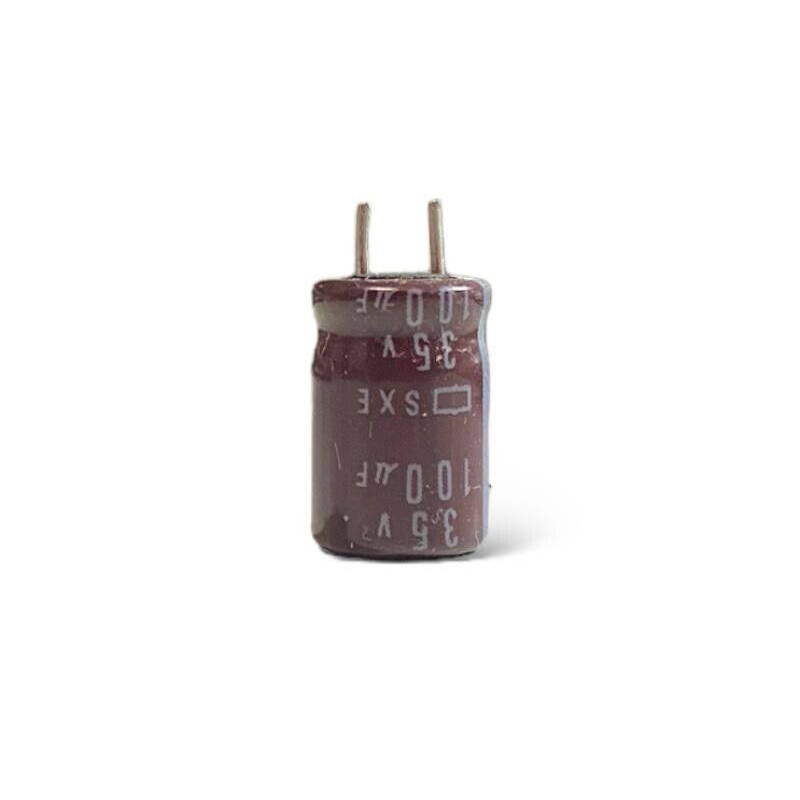 5 Pezzi - CONDENSATORE ELETTROLITICO 100µF 35V 20% 105°C Ø8X12,3MM