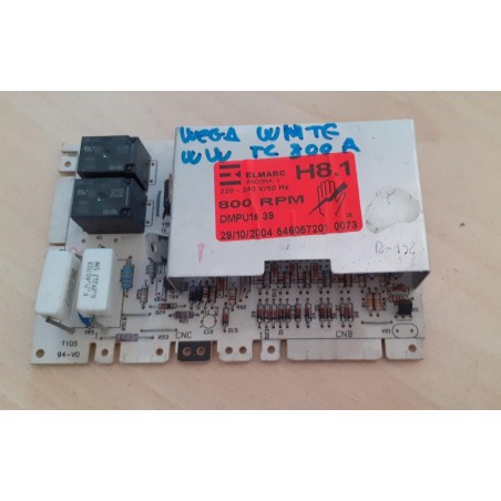 SCHEDA ELETTRONICA PER LAVATRICE WEGA WHITE WW TC 800 A COD. 546057201  USATO