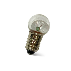 25x Lampadine E10 Trasparente Mini a Sfera KR3 6V 0,5A