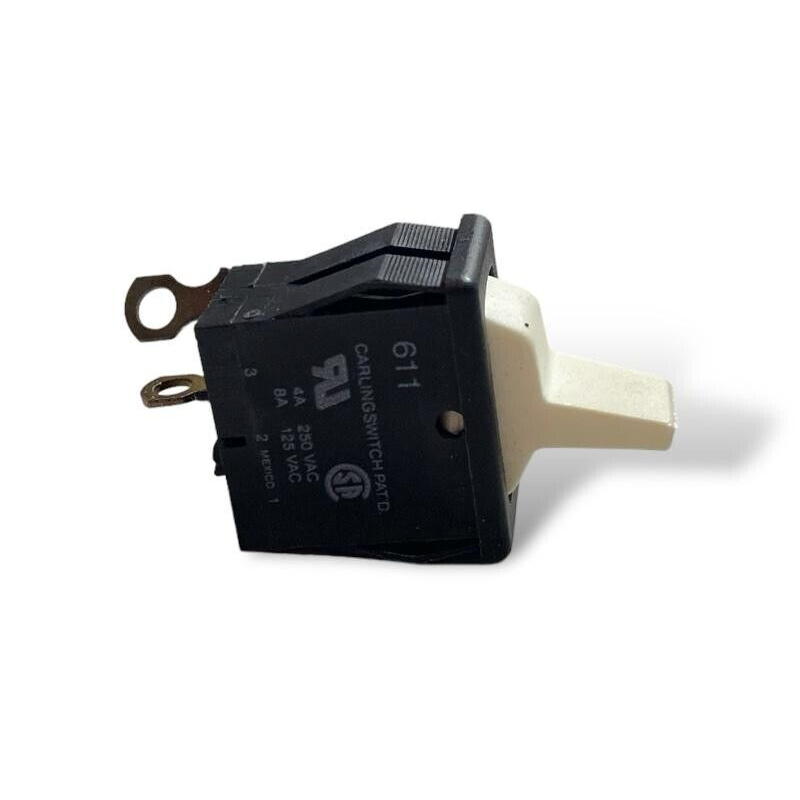 Interruttore a bilanciere Carling switch tasto bianco 611 4440991 4A 250V