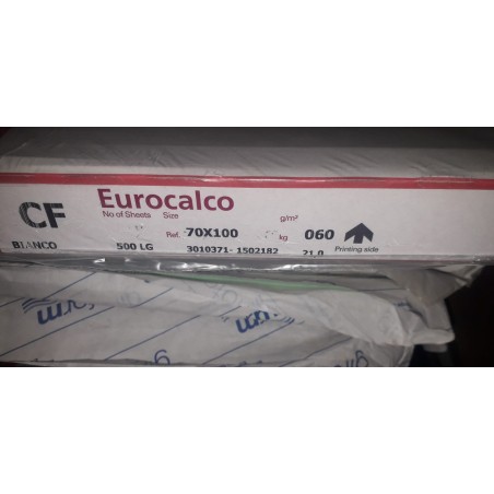 EUROCALCO AUTOCOPIANTE CF BIANCA 60gr 70x100cm