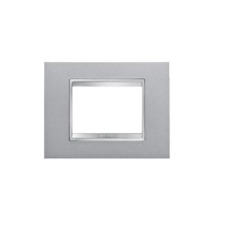 GEWISS GW 16203VT PLACCA CHORUS LUX 3 MODULI TITANIO